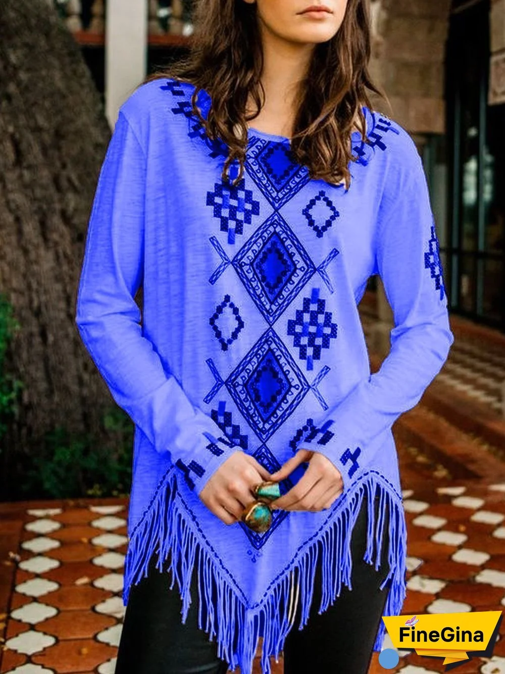 Long Sleeve Vintage Cotton Shirt