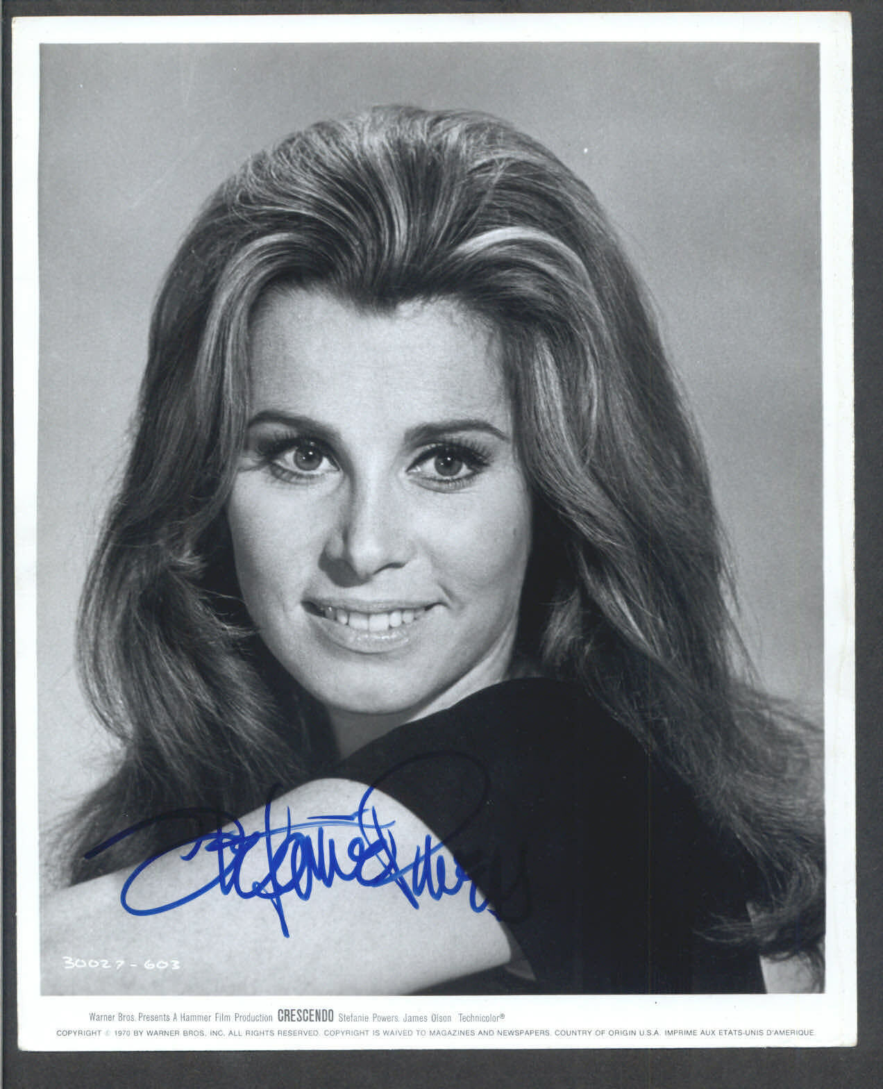 Stefanie Power - Signed Vintage Celebrity Autograph Photo Poster painting - Crescendo -hart to h