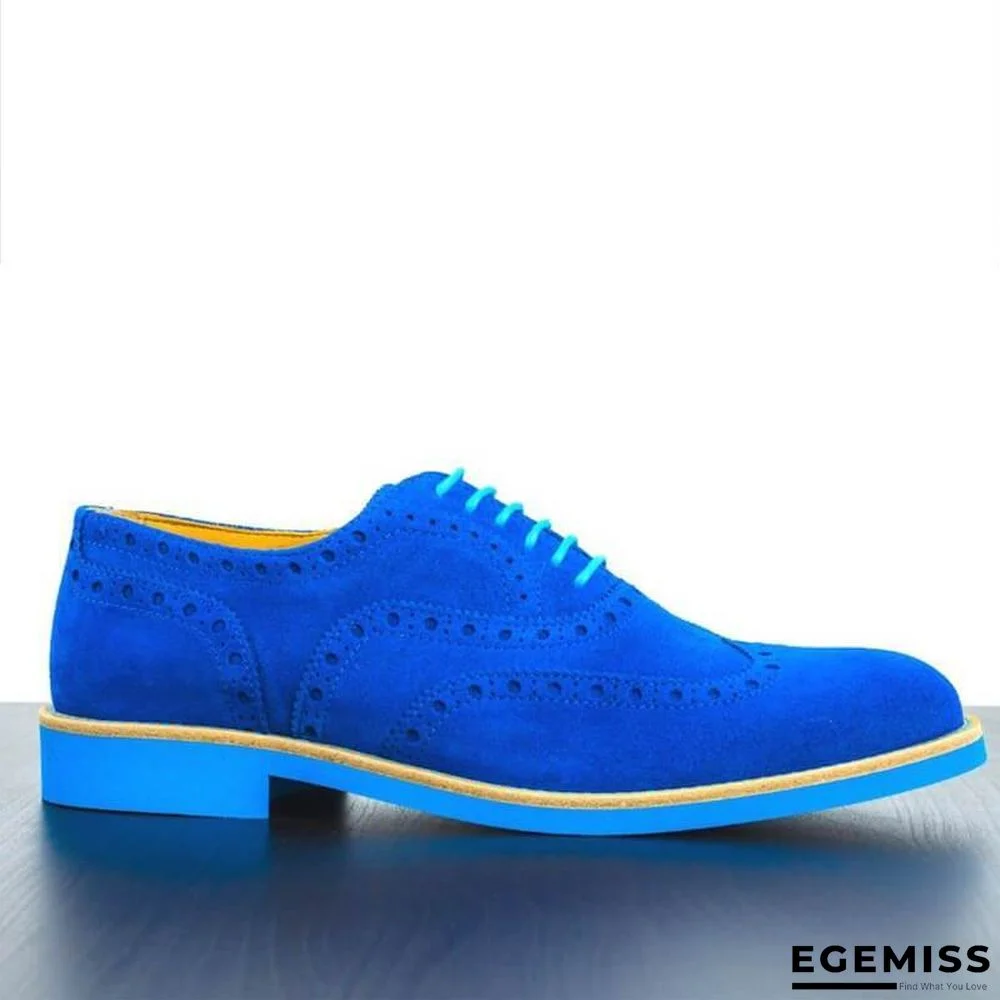 Men's Fashion Brogue Carved Suede Shoes | EGEMISS