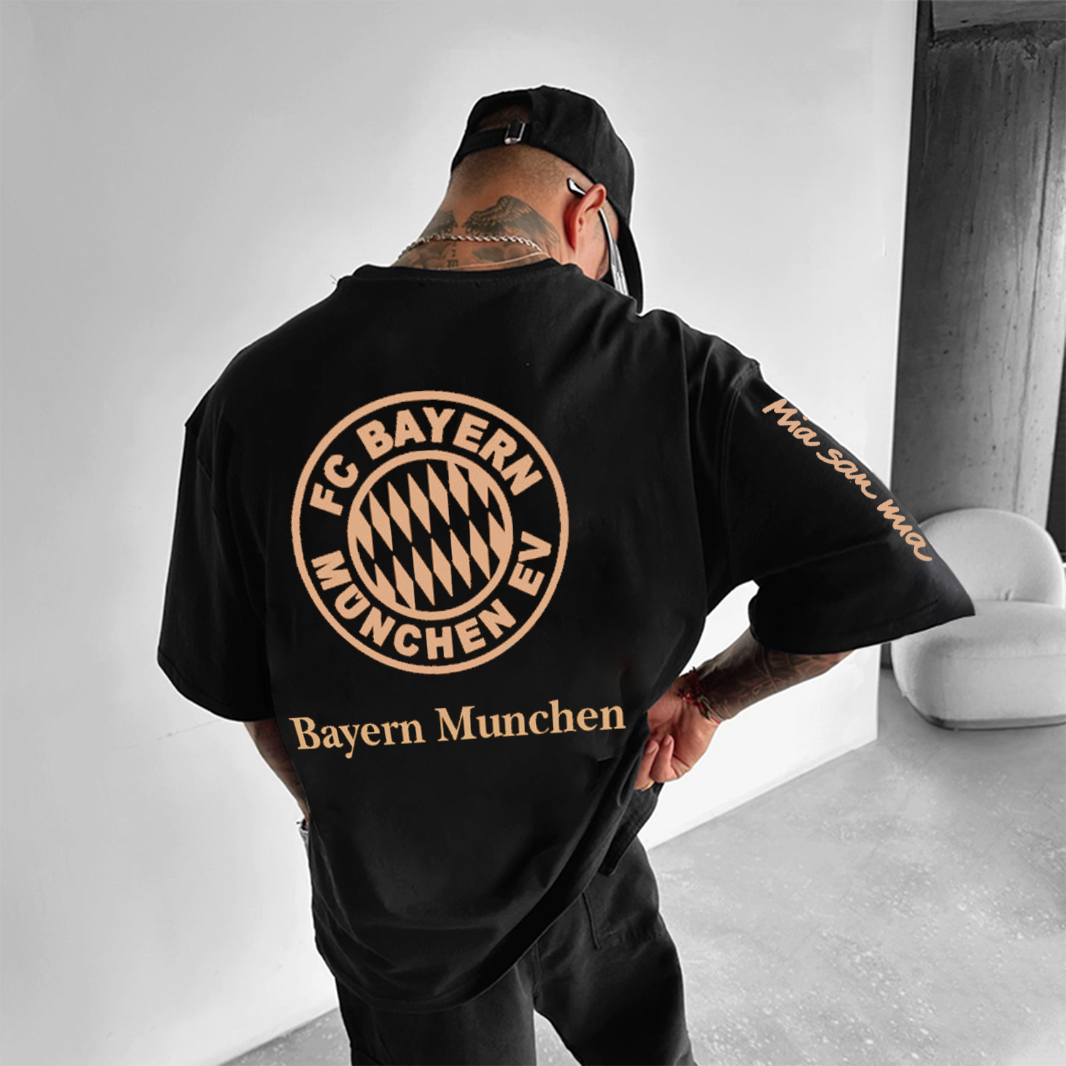 Oversized Bayer Graphic Tee