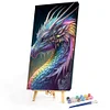 (US Local)Dragon-Paint By Numbers Kit(70x40cm)