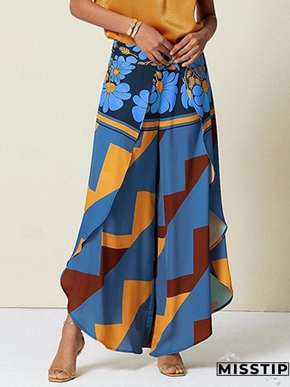 Satin Sleeveless Turtleneck Shirt Suit