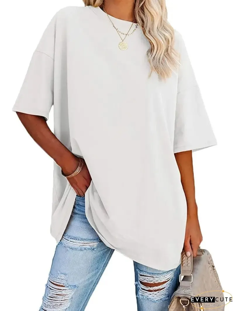 Loose Fit Casual Summer Tunic Top