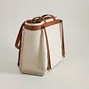 Cotton linen canvas large capacity retro contrast tassel single shoulder bag portable large bag