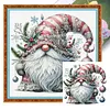 Snowflake Gnome-11CT Stamped Cross Stitch 40*40cm/15.75*15.75in tapestrymarket