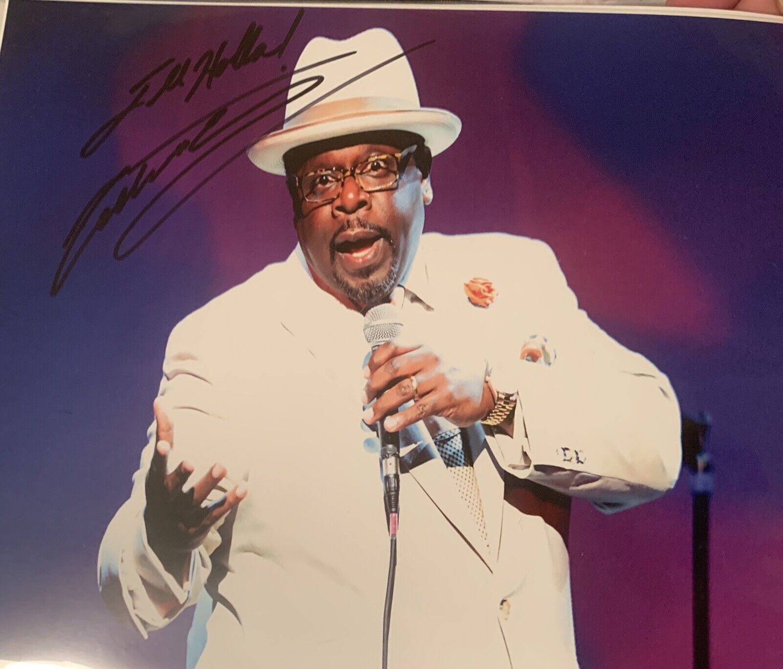 cedric the entertainer Signer Auto 8x10 Photo Poster painting Pic Comedian