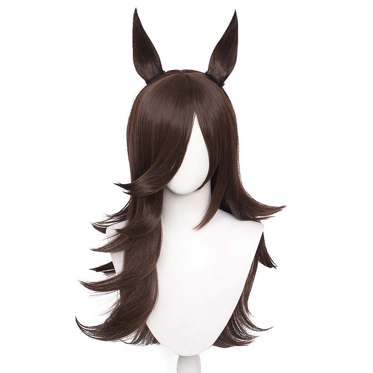 Anime Pretty Derby Cosplay Wig Heat Resistant Synthetic Hair Carnival Halloween Party Props