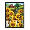 Garden Sunflower -11CT Stamped Cross Stitch Kit(36*46cm)