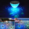 Solar-Powered Outdoor Water Float Light 5-Mode Fish Projection Lamp Pond Decorative Floating Lights Color Changing Hollowed-Out Pool Lights for Lake Garden Patio Over