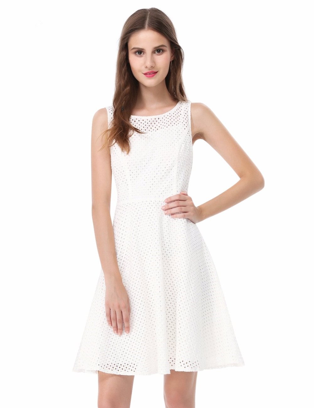 Lovely Sleeveless Short Mini Homecoming Party Dress Online