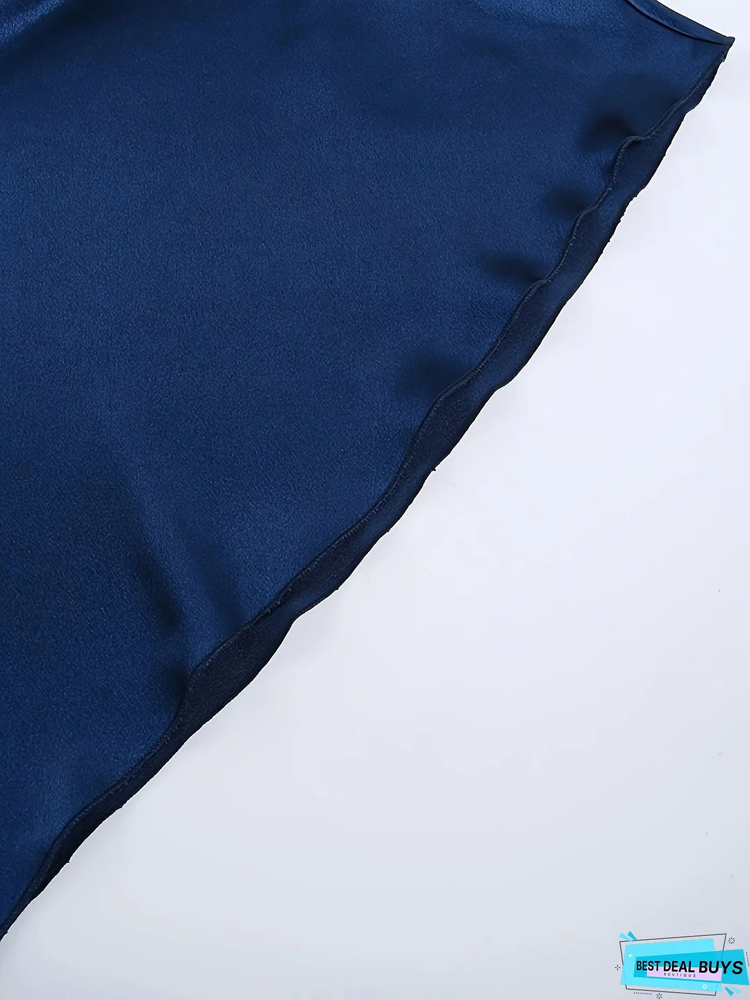 Halter Neck Backless Dress, Elegant Solid Ruched Sheath Floor Length Halter Dress, Women's Clothing