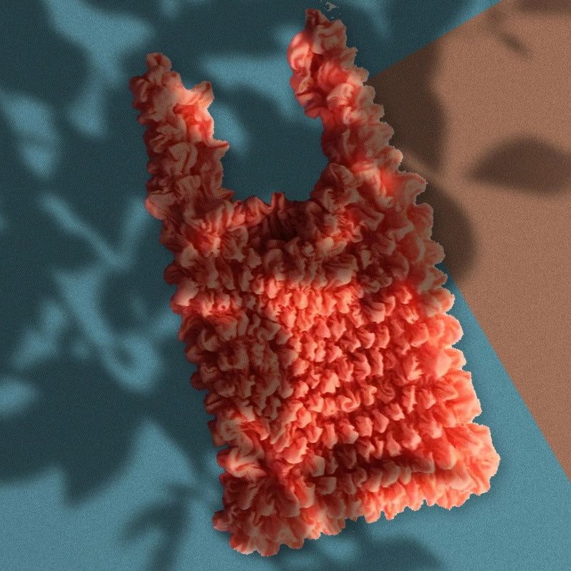 Casual Solid Color Polyester Household Shopping Bag 1 Piece