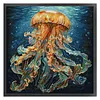 Deep Sea Jellyfish-14CT Stamped Cross Stitch 53*55cm/20.87*21.65in tapestrymarket