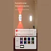 LED Magnetic Night Light Motion Sensor Wall Lamp Wireless Closet Light Rechargeable Magnetic Dimmable Step Lamp for Bedroom Hallway Stairs Lighting