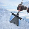 2 In 1 Car Snow Shovel Ergonomic Handle Extendable Ice Scraper Car Accessories