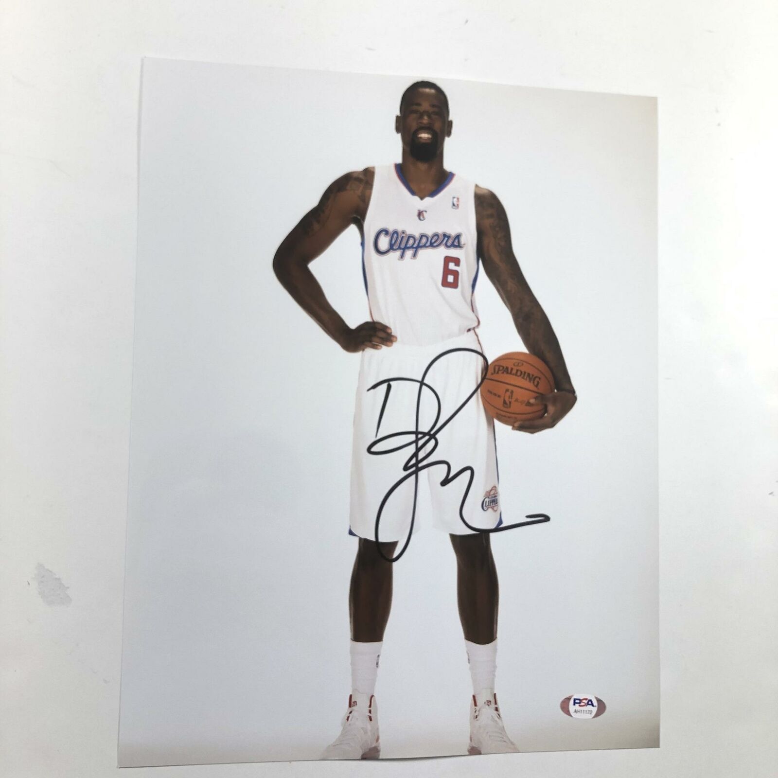 DeAndre Jordan signed 11x14 Photo Poster painting PSA/DNA Los Angeles Clippers Autographed