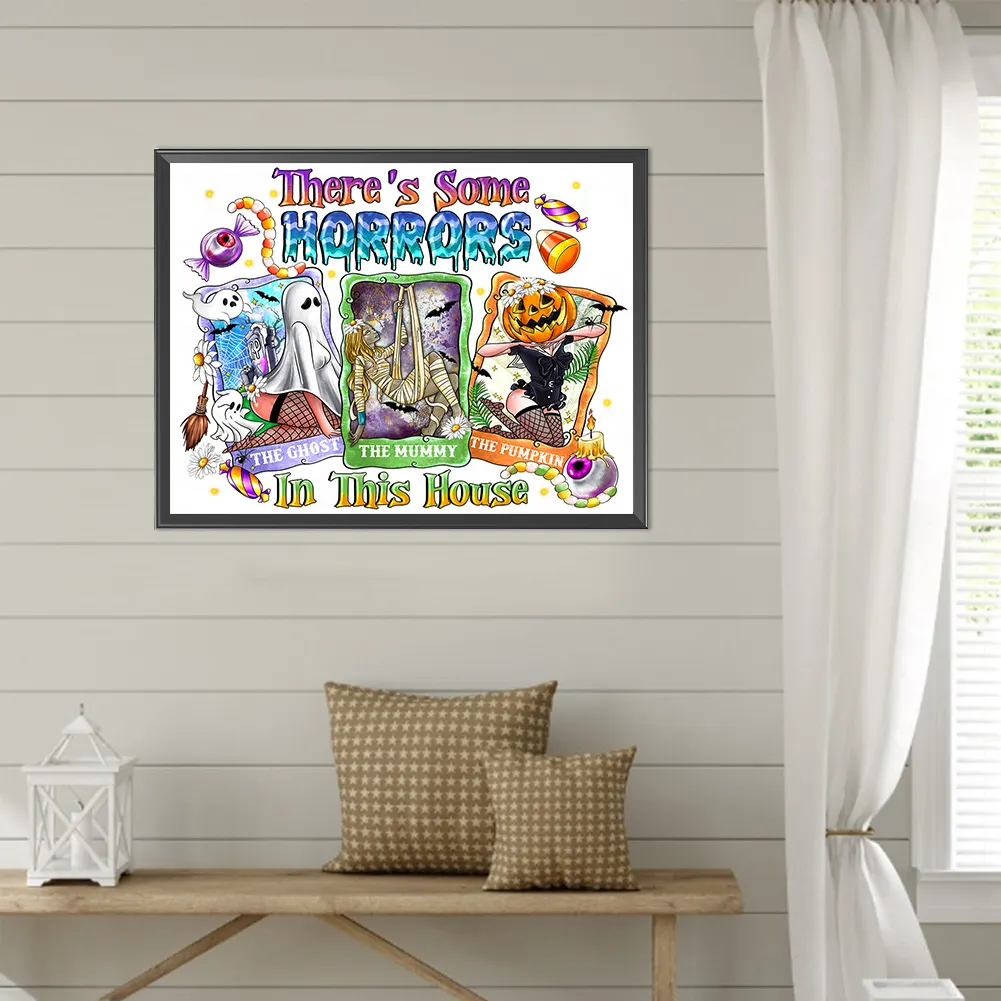 Diamond Painting - Full Round Drill - Halloween(Canvas|50*40cm)