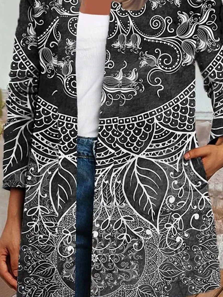 Classic Fit Women's Textured Jacket with Pockets main image 0
