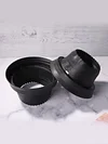 2pcs 6.5in Waterproof Car Speaker Covers Soft Silicone Foldable Horn Spacer
