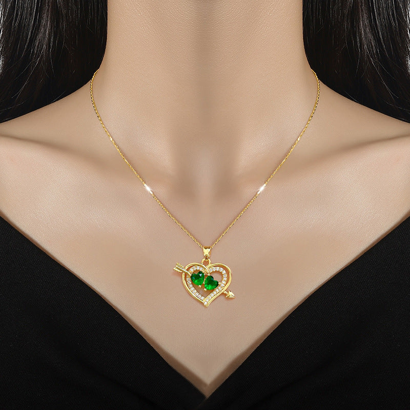 Moon Geometric Stainless Steel Stainless Steel Necklaces