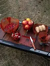 Outdoor Lightweight Folding Tableware Reusable Tableware Combination for Camping
