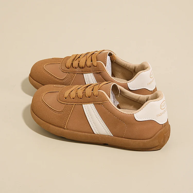Womens Genuine Leather Casual Sport Retro Stylish Flat Tennis Shoes 1688 Stunahome.com