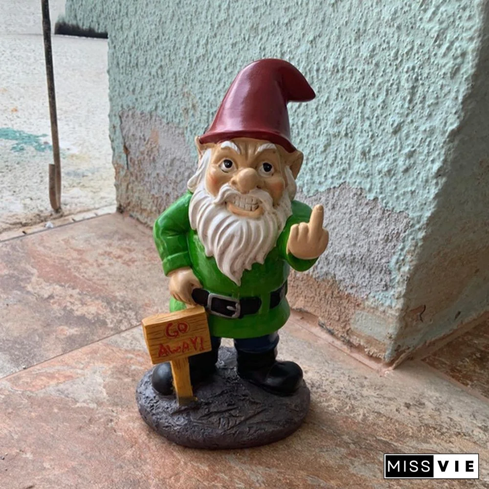 【New】Fairy Resin Statues Miniature Mini Elf Sculpture Dwarf Funny Gnome Statue, Naughty Garden Figurines, For Patio, Yard, Lawn