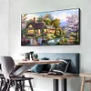 Garden Cottage - Full Round Diamond Painting(100x50cm)