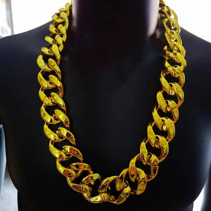 5 Pieces Exaggerated Solid Color Ccb Necklace