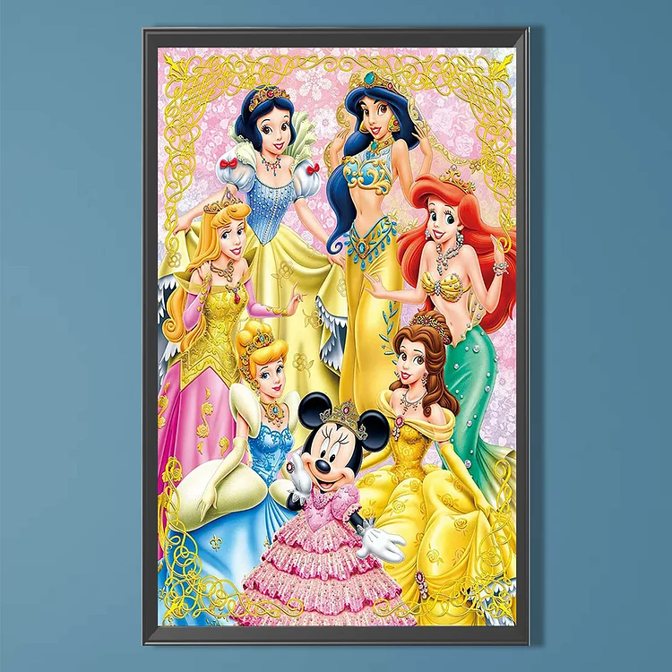 Full Round Drill Diamond Painting - Disney Princesses - 30*50cm