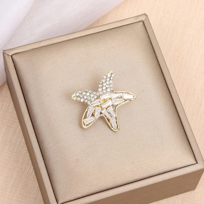 Minimalist Pin Insect Flower Bow Knot Alloy Inlay Zircon Women’s Brooches