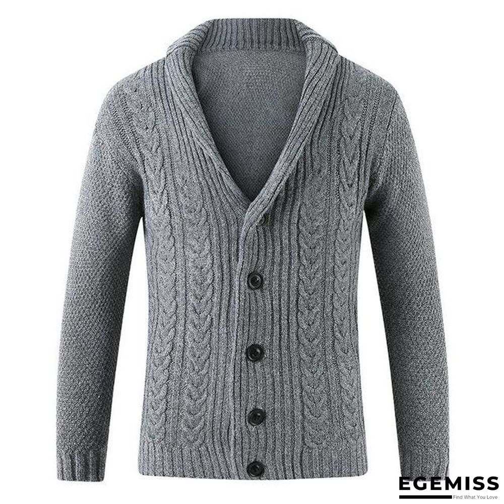 Men Casual Warm Men's High Quality Fashion Cardigan V-neck knitting Sweaters Coat | EGEMISS