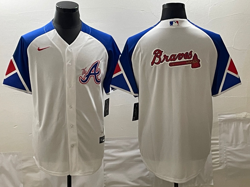 Men's Atlanta Braves Nike White 2023 City Connect Replica Jersey mysite
