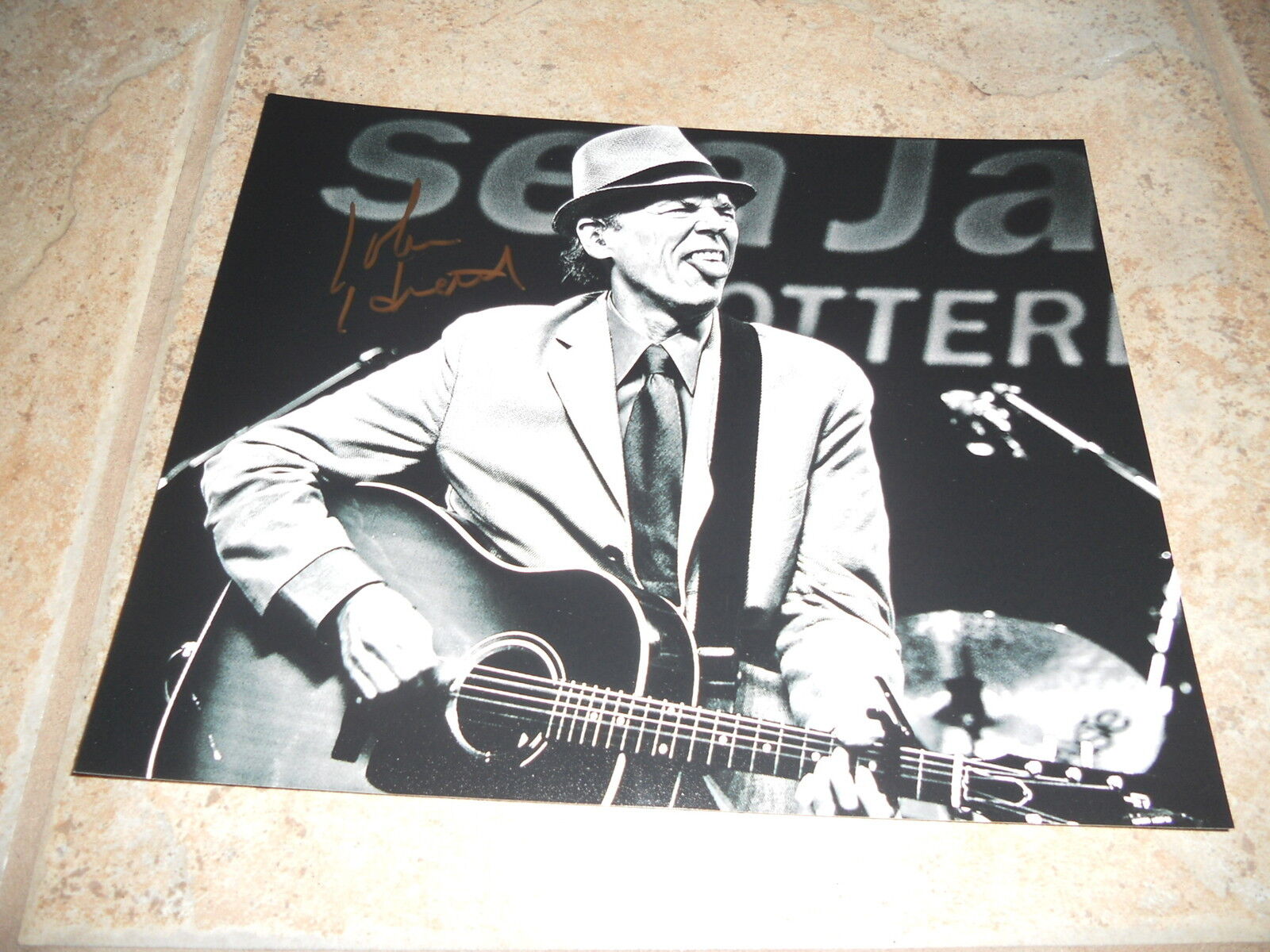 John Hiatt Signed Autographed 8x10 Live Rock Music Guitar Photo Poster painting