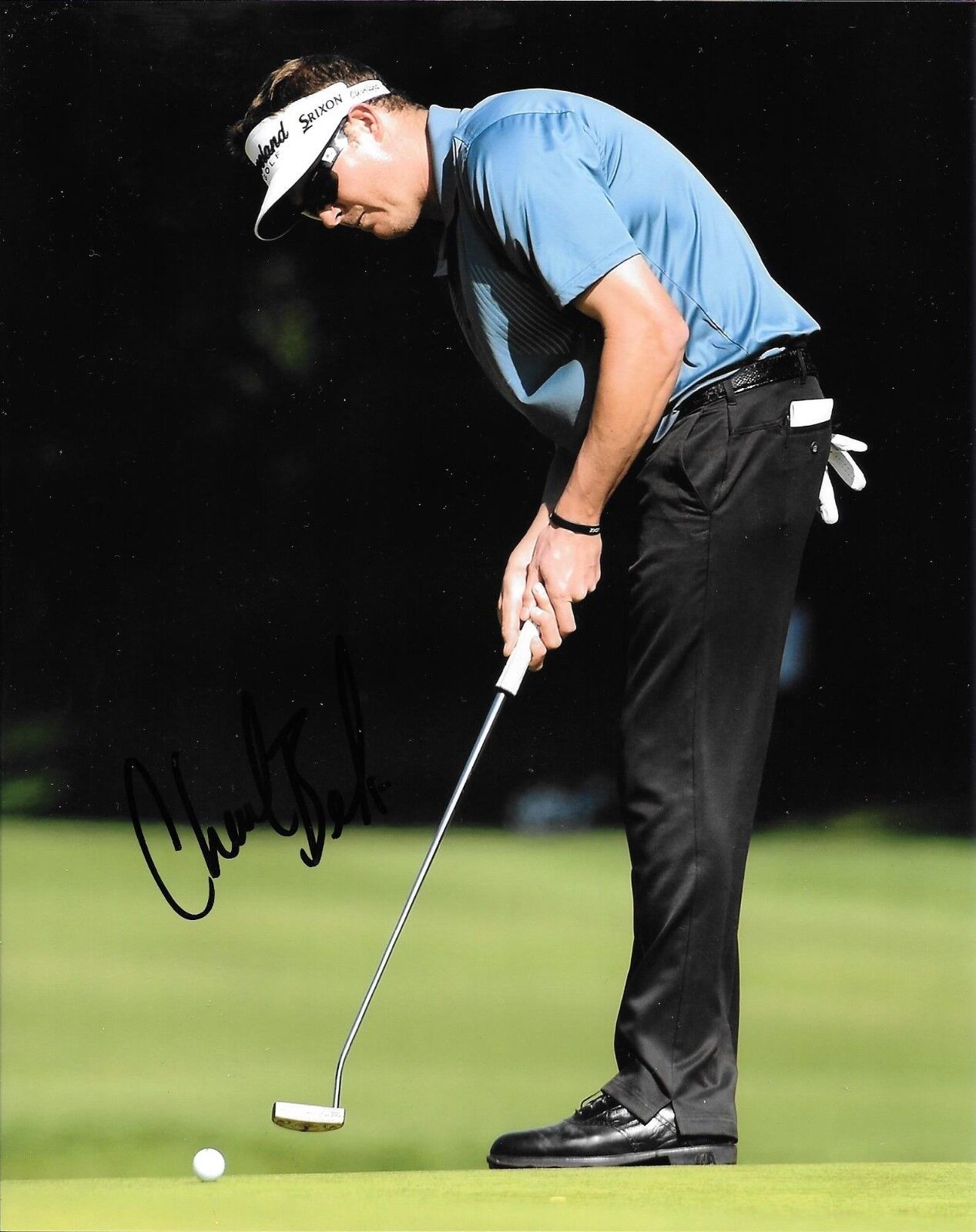 PGA STAR CHARLIE BELJAN HAND SIGNED GOLF 8X10 Photo Poster painting W/COA