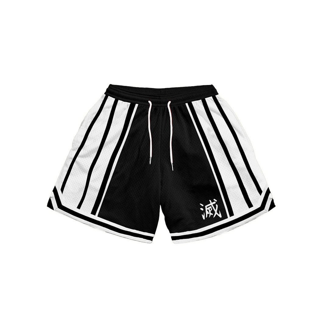 Men's Casual Print Panel Shorts