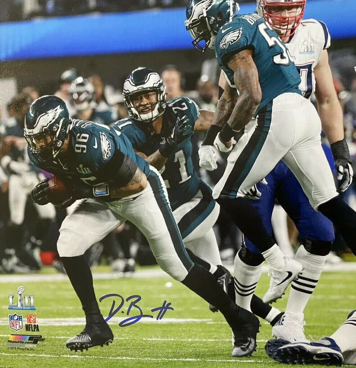 Derek Barnett Autographed Signed 8x10 Photo Poster painting ( Eagles ) REPRINT