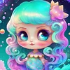 Diamond Painting -DIY Round Dril Elf Mermaid