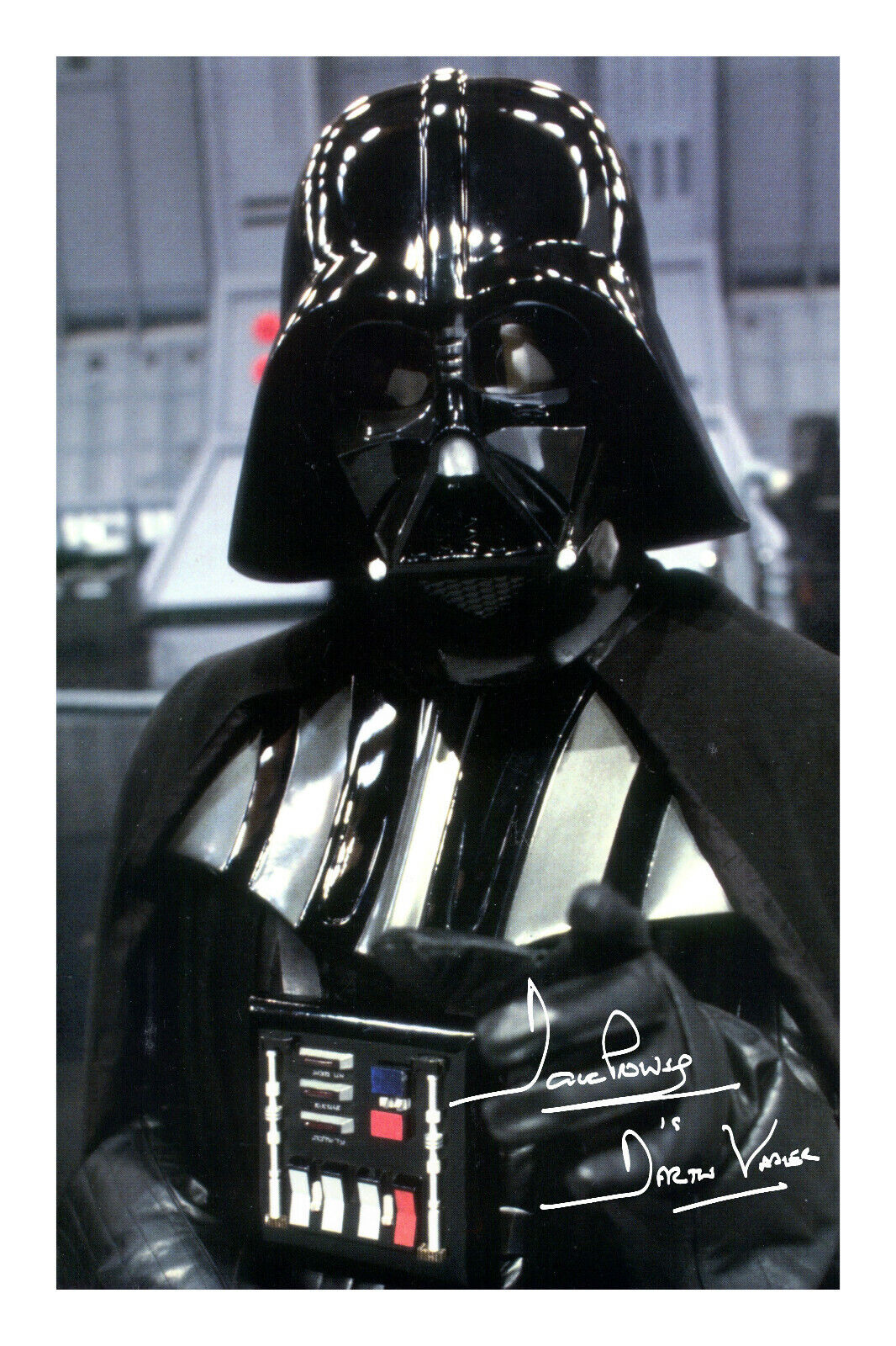 David Prowse Darth Vader Signed A4 Photo Poster painting Print Autograph Star Wars 1977