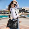Damen Handtasche Leder Henkeltasche Top Griff Tasche Vintage Weiches Umh&auml;ngetasche Schultertasche f&uuml;r Frauen