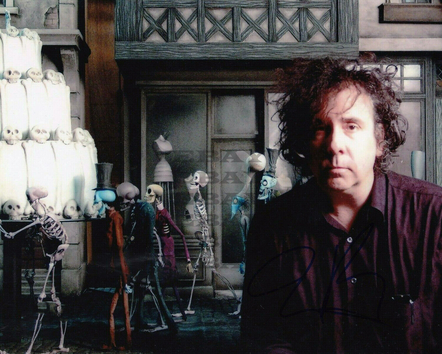 TIM BURTON Autographed Signed 8x10 Photo Poster painting Reprint