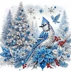 Diamond Painting-DIY Crystal Rhinestone Christmas Bluebird