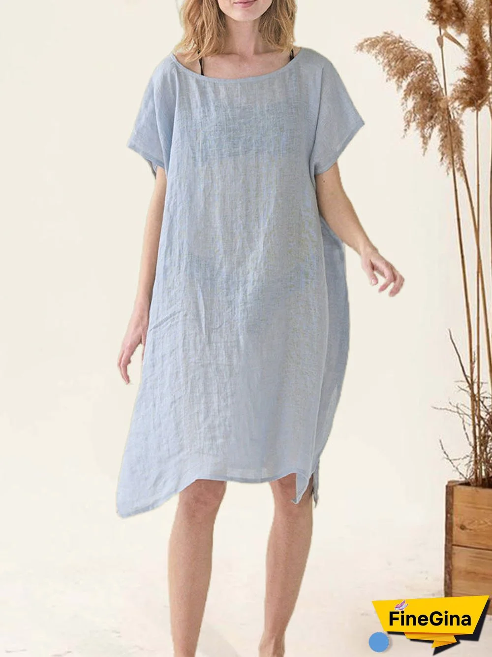 Natalie Linen Beach Dress