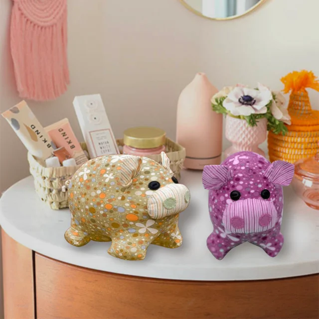 Polly The Pig Sewing Pattern-Delivery Template and Instruction