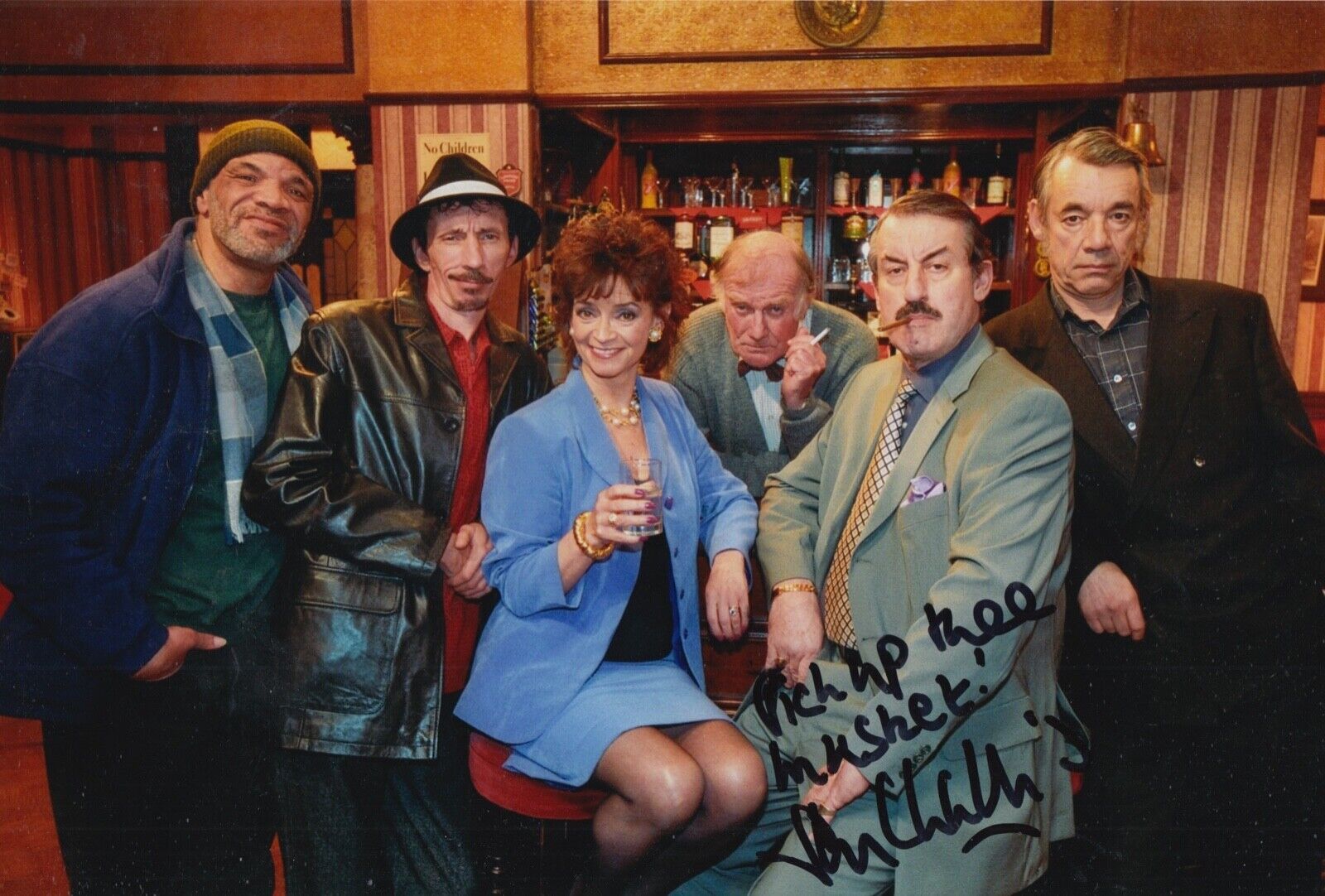 JOHN CHALLIS HAND SIGNED 12X8 Photo Poster painting TV AUTOGRAPH ONLY FOOLS AND HORSES 7
