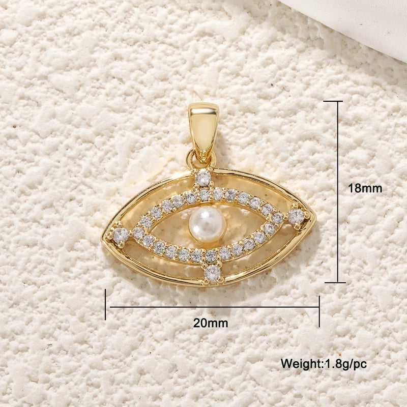 1 Piece Copper Devil’s Eye Jewelry Accessories Pendant