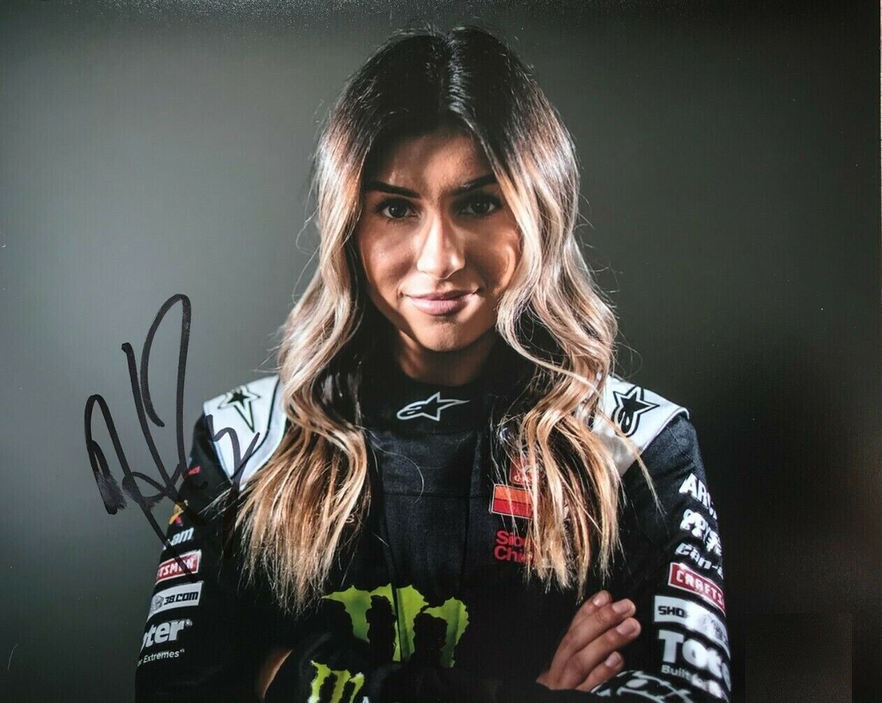 Hailie Deegan 8x10 Signed Autographed REPRINT ,