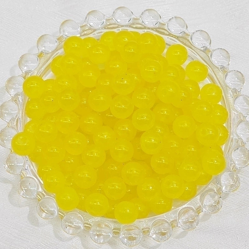 50 PCS/Package Diameter 4mm Diameter 6 Mm Glass Round Beads