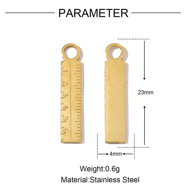 3 PCS/Package 13*10mm 25*18mm 8 * 8mm Titanium Steel Geometric Heart Shape Jewelry Accessories Pendant