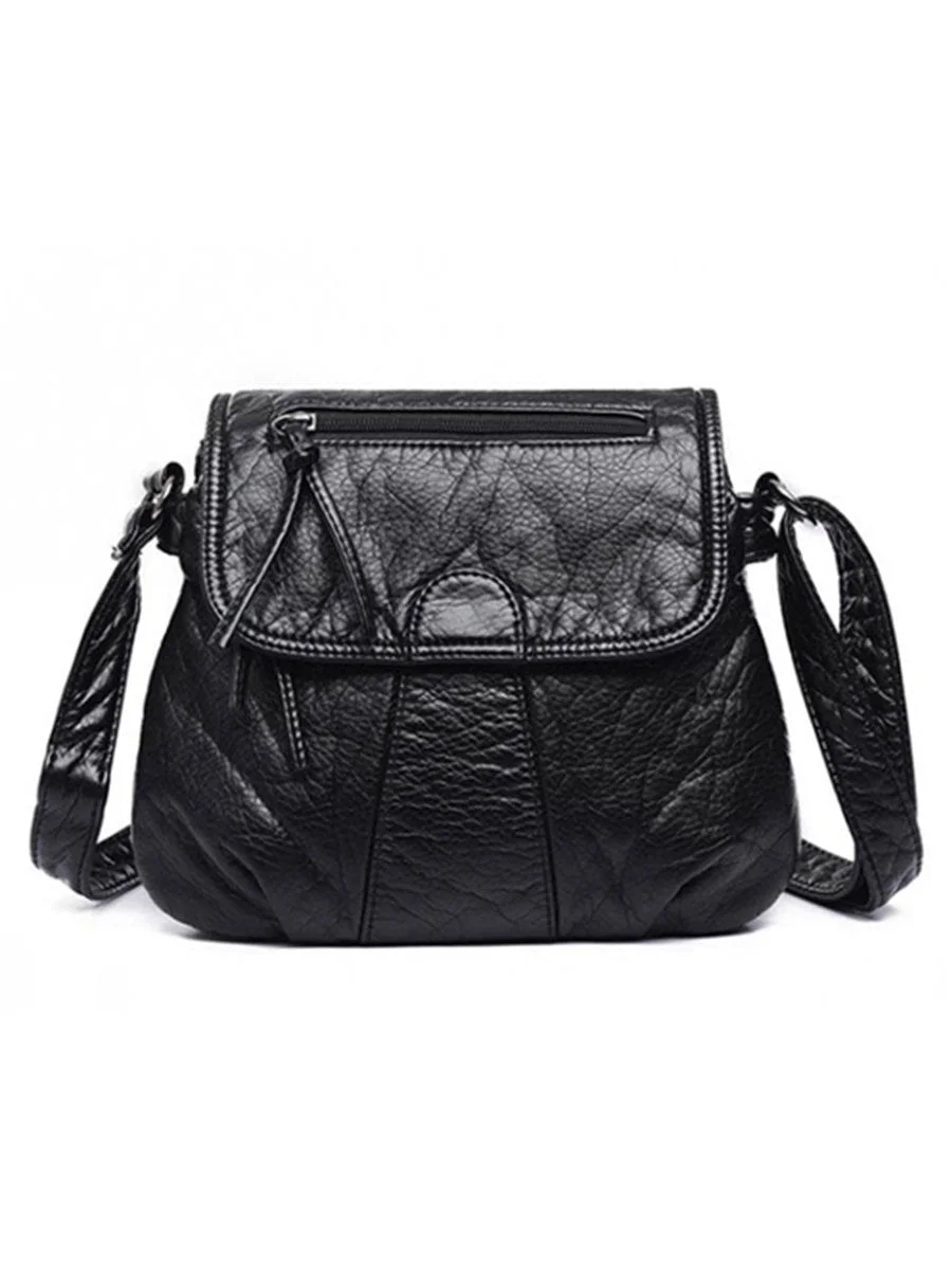 Women Messenger Bag High-Quality Fashion Soft PU Leather Shoulder Bag